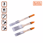 BLACK+DECKER Ecset készlet 3db (38-25-10mm) minden festékhez, fa nyél thumbnail 1