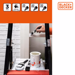 BLACK+DECKER Ecset készlet lapos 3db (50-40-25mm) minden festékhez, műanyag nyél thumbnail 3